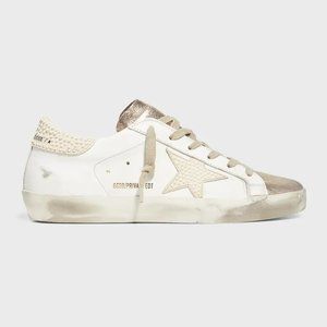 Golden Goose Superstar Pearly Leather Low Top Sneakers
